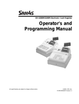 Sam4s ER-5200M Operator's And Programming Manual