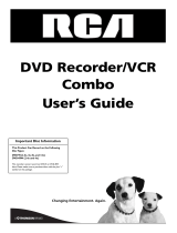 RCA DVD Recorder/VCR Combo User manual