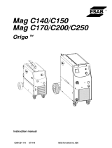ESAB Mag C150 User manual