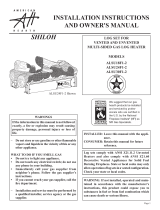 American Hearth Shiloh Ceramic Fiber Log Set (ALSU_F1) Owner's manual