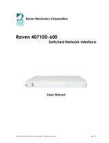 Raven 40710D-600 User manual