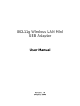 Hama Wireless G USB Adapter User manual
