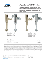 Zurn ZTR6200-WS1-LL User manual