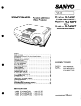 Sanyo PLC-400P User manual