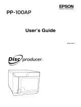 Epson Discproducer Autoprinter PP-100AP User guide