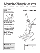 NordicTrack NTSY9896.0 User manual