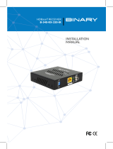 Binary B-540-RX-330-IR Owner's manual