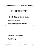SCOTT SCR120 User manual