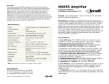 Knoll MX855 User manual
