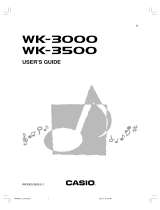 Casio WK-3000 User manual