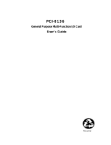 ADLINK Technology PCI-8136 User manual