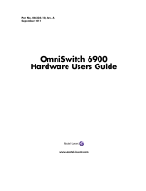 Alcatel-Lucent OmniSwitch 6900 Hardware User's Manual