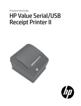 HP Value Serial/USB Receipt Printer II User guide