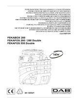 DAB FEKAFOS 550 Double Instructions For Installation Manual