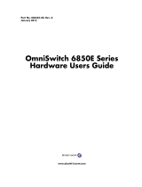 Alcatel-Lucent OmniSwitch 6850E Series User guide