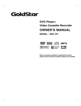 Goldstar GBV241 Owner's manual