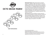 ADJ Octo Beam RGBW User manual