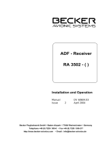 Becker CU5502 User manual