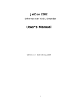Korenix JetCon 2502 User manual