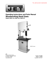 JET JWBS-20 User manual
