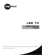 MPMan LED TV237 Owner's manual