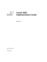 3com 4007R - Switch Implementation Manual