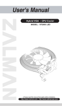 ZALMAN VF2000 LED User manual