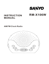 Sanyo RM-X106W User manual