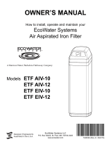 EcoWater ETF AIV-12 Owner's manual