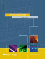Allied Telesis AR400 series User manual