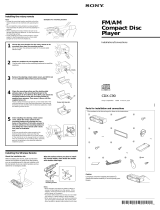 Sony CDX-C90 Installation guide