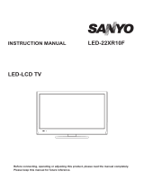 Sanyo LED-42XR10FH User manual