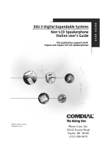 Comdial Impact SCS 8212N Series User manual