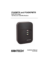 Kantech P345KPMTR Installation guide