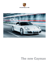 Porsche CAYMAN - Quick start guide