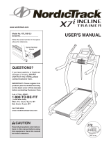 NordicTrack X7i Incline Trainer User manual