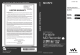 Sony MZ-RH10 User manual