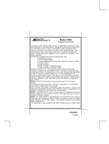 Audiovox Auto Security SS92 Programming Manual