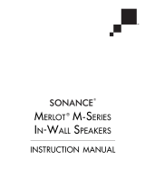 Sonance MERLOT M-SERIES User manual