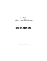 Gigabyte GA-8ICXT User manual