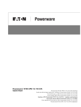 Eaton Powerware 9140 User manual