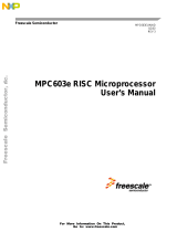 NXP MPC603E Reference guide