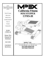 Impex CFMS-20 Owner's manual