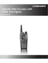 COBHAM SAILOR 3965 ATEX UHF Fire User manual