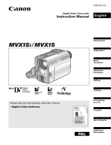 Canon MVX1S User manual