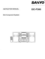 Sanyo DC-F300 User manual