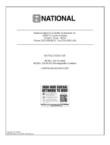 National 210-RLED User manual