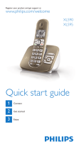 Philips XL5952C/22 Quick start guide