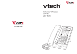 VTech ErisTerminal SIP Deskset VSP715A User manual
