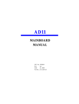 Fujitsu AD11 User manual